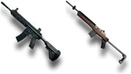 The M416+Mini 14 gun combo (Image via PUBG Fandom)
